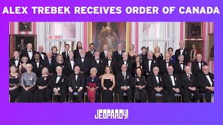 Video thumbnail for Alex Trebek Receives Order of Canada | JEOPARDY!